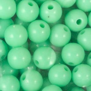 Acrylic ball bead 10mm - Mint green - Qty: 100g - AB2072