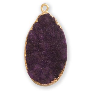 Druzy quartz pendant - GE1752