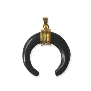 Black onyx pendant - GE1758