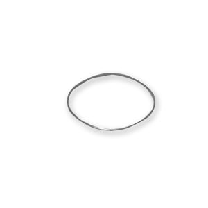 Oval metal connector piece 10mm x 15mm - Qty: 10 pcs. - FI8127