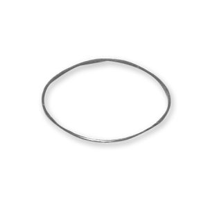 Oval metal connector piece 18mm x 26mm - Qty: 10 pcs. - FI8128