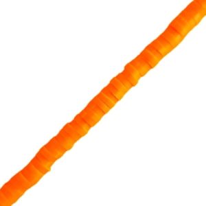 Fimo Rondelle Beads 4mm - Tangerine - Qty: Approx 375 pcs - FM0051