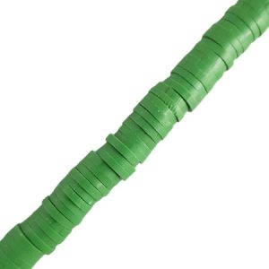 Fimo Rondelle Beads 6mm - Pine Green - Qty: Approx. 375 pcs. - FM0058