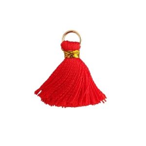 Tassel Red 2.3cm - Qty: 2 pcs - FI8153