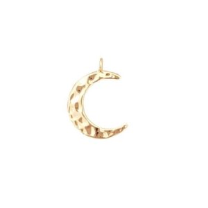 Crescent Moon 18kt gold plated pendant - Qty: 1 pc - FI8171