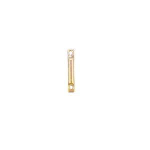 Metal bar spacer gold 7mm x 1mm - Qty: 50 pcs - FI8175