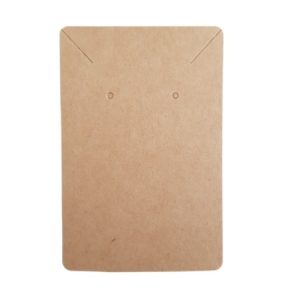 Necklace & Earring Card natural -Natural-  Qty: 10 pcs PA1055