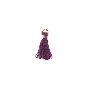 Mini tassel mulberry 1.5cm - Qty: 10 pcs. - FI8196