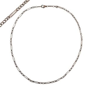 Chain necklace gunmetal 47cm - Qty: 2 pcs - CH1448