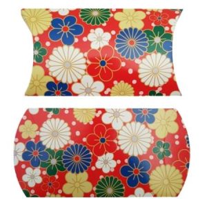 Pillow box 14cm x 9cm  -Floral- Qty: 10 pcs. - PA1038