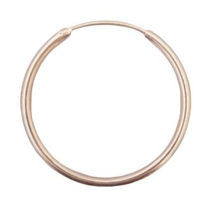 Earring hoop 30mm - Rose Gold- Qty: 1 pair - FI8232
