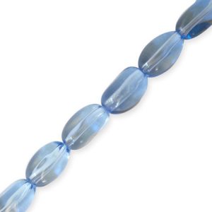 Free form bead - Sky blue - Qty: 40 pcs. - GB0308