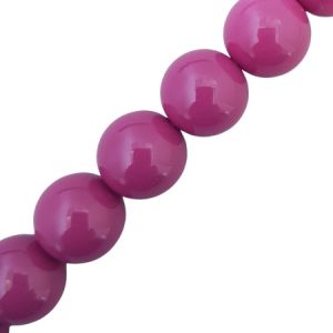Glass ball bead 14mm - Magenta - Qty: 30 pcs - GB2292