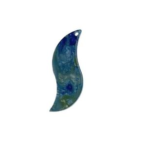 Resin imitation swirl charm or pendant - Qty: 4 pcs. - RE0060