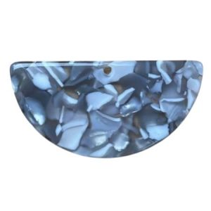 Resin imitation drop earring charm or pendant - Qty: 2 pcs. - RE0065