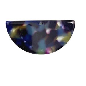 Resin imitation drop earring charm or pendant - Qty: 1 pc. - RE0068