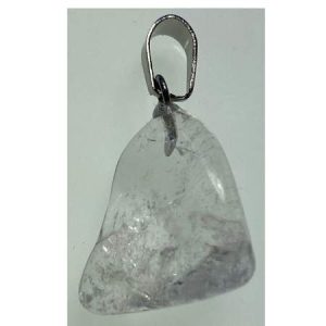 Natural Clear Quartz pendant - Qty: 1 pc - GE1837