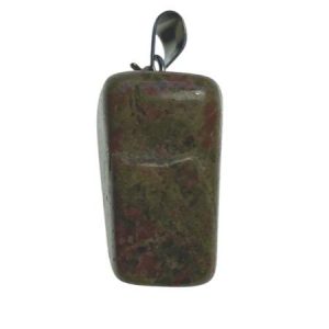 Natural Unakite pendant - Qty: 1 pc - GE1840