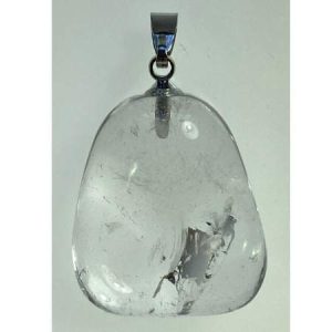 Natural Clear Quartz pendant - Qty: 1 pc - GE1842