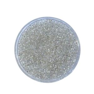 Silver Lined seed bead 12/0 - Clear - Qty: 10g - EB0172