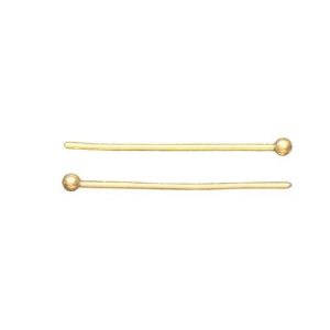 18k gold plated ball pin - Qty: 10 pc - FI9032