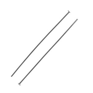 304 Stainless steel flat head pins 50mm x 0.7mm - Qty: 20pcs - FI9041