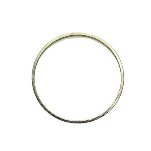 Round metal connector piece 25mm - Qty: 10 pcs. - FI9042