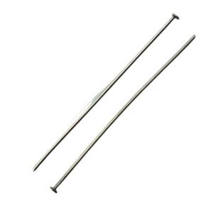 304 Stainless steel flat head pins 40 x 0.7mm - Qty: 20pcs - FI9043