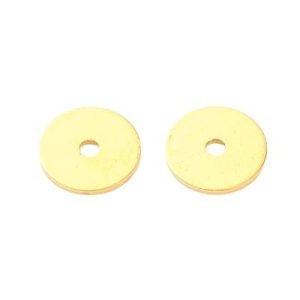 Brass Spacer Bead 18k gold plated - Disc - Qty: 25 pcs - FI9075