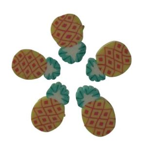 Fimo Pineapple beads 13mm x 8mm - Qty: 15 pcs. - FM0080