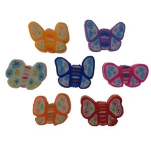 Assorted Fimo butterfly beads 10mm x 8mm - Qty: 15 pcs. - FM0084