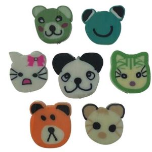 Assorted fimo animal beads 12mm x 9mm - Qty: 15 pcs. - FM0085