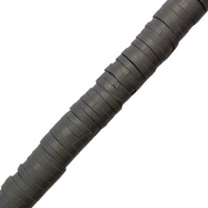 Fimo Rondelle Beads 6mm - Slate Grey - Qty: Approx. 375 pcs. - FM0094