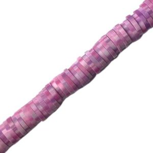 Fimo Rondelle Beads 6mm - Plum - Qty: Approx. 375 pcs. - FM0100