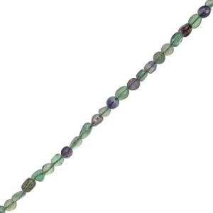 Natural Fluorite nugget bead - Qty: Approx 44 pcs. - GE1873
