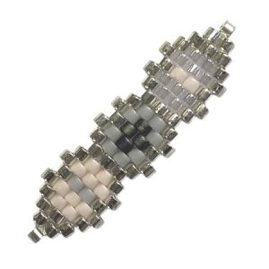 Japanese seed bead Connector  -Colourful- Qty: 1pc - EB0180