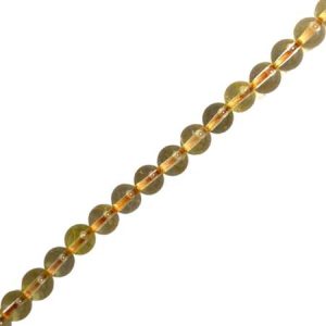 Natural Citrine ball beads - Qty: 64 pcs. - GE1884
