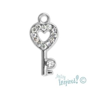 Diamante-set charms