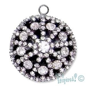 Diamante-set beads