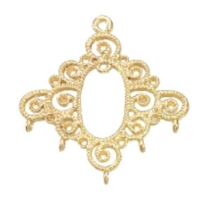 Earring connector pieces
