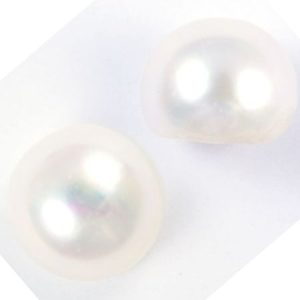 Half-drilled freshwater pearls