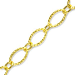 Plated metal chain