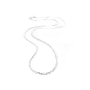 Round snake chain necklace 1.2mm thick x 46cm + 5.5cm extension chain - Qty: 6 pcs. CH2062