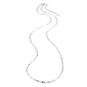 Chain necklace 2mm x 1.5mm thick x 40cm - Qty: 6 pcs. CH2097