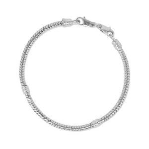 Gunmetal Panda Bracelet 19cm - Qty: 1 pc - PD0094