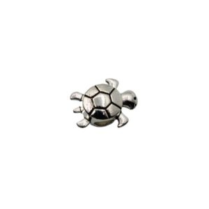 Large hole metal turtle bead - Qty: 10 pcs - LF2796