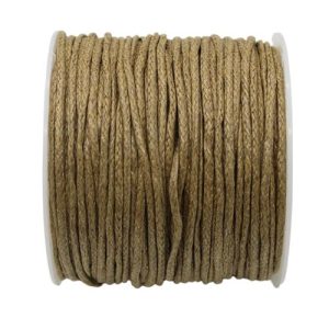 Waxed cotton cord 1mm Goldenrod - Qty: 20m - ST1453