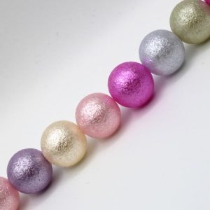 Acrylic crackle pearl ball bead 16mm - Qty: 20 pcs. - AB0209