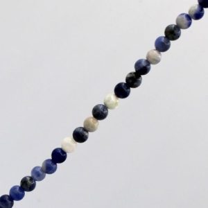 Natural Sodalite round 4mm bead - Qty: 86 pcs. - GE1919