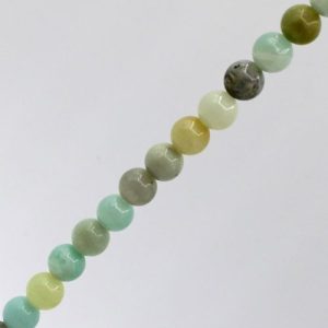 Natural Amazonite round 8mm bead - Qty: 45 pcs. - GE1921